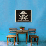 Pirate Flag - Canvas, Canvas / 18x24