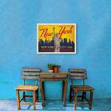 New York City: Horizontal Skyline - Canvas, Canvas / 18x24