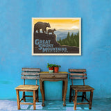 Great Smoky Mountains Horizontal Print - Canvas, Canvas / 24x32