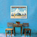 Daytona Beach, Florida - Canvas, Canvas / 24x32