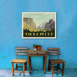 Yosemite National Park: Yosemite Valley (Horizontal) - Canvas, Canvas / 24x32