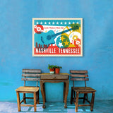 Lookin' Pretty In Music City (Horizontal) - Canvas, Canvas / 24x32