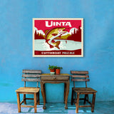 Cutthroat Trout (Pub Poster) - Canvas, Canvas / 24x32