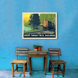 Great Smoky Mountain Railroad: Diesel Train - Canvas, Canvas / 24x32
