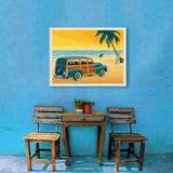 Woody On The Beach - Canvas, Canvas / 24x32