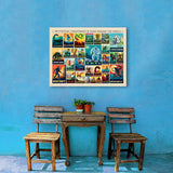 Mythical Creatures From Around The World Collage - Canvas, Canvas / 24x32