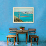 San Francisco: Golden Gate Bridge-Horizontal - Canvas, Canvas / 24x32