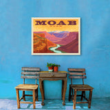 Moab, Utah: Canyon View - Canvas, Canvas / 24x32