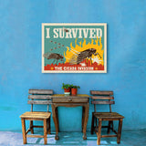 Cicada Invasion: I Survived (Horizontal) - Canvas, Canvas / 24x32