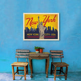 New York City: Horizontal Skyline - Canvas, Canvas / 24x32