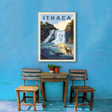 Ithaca, New York - Canvas, Canvas / 24x32