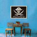 Pirate Flag - Canvas, Canvas / 24x32