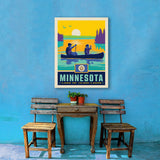 Minnesota State Pride (Old Flag) - Canvas, Canvas / 24x32