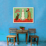 Middle Tennessee Boxer Rescue Fundraiser Print #5 (Feliz Nubby Dog) - Canvas, Canvas / 24x32