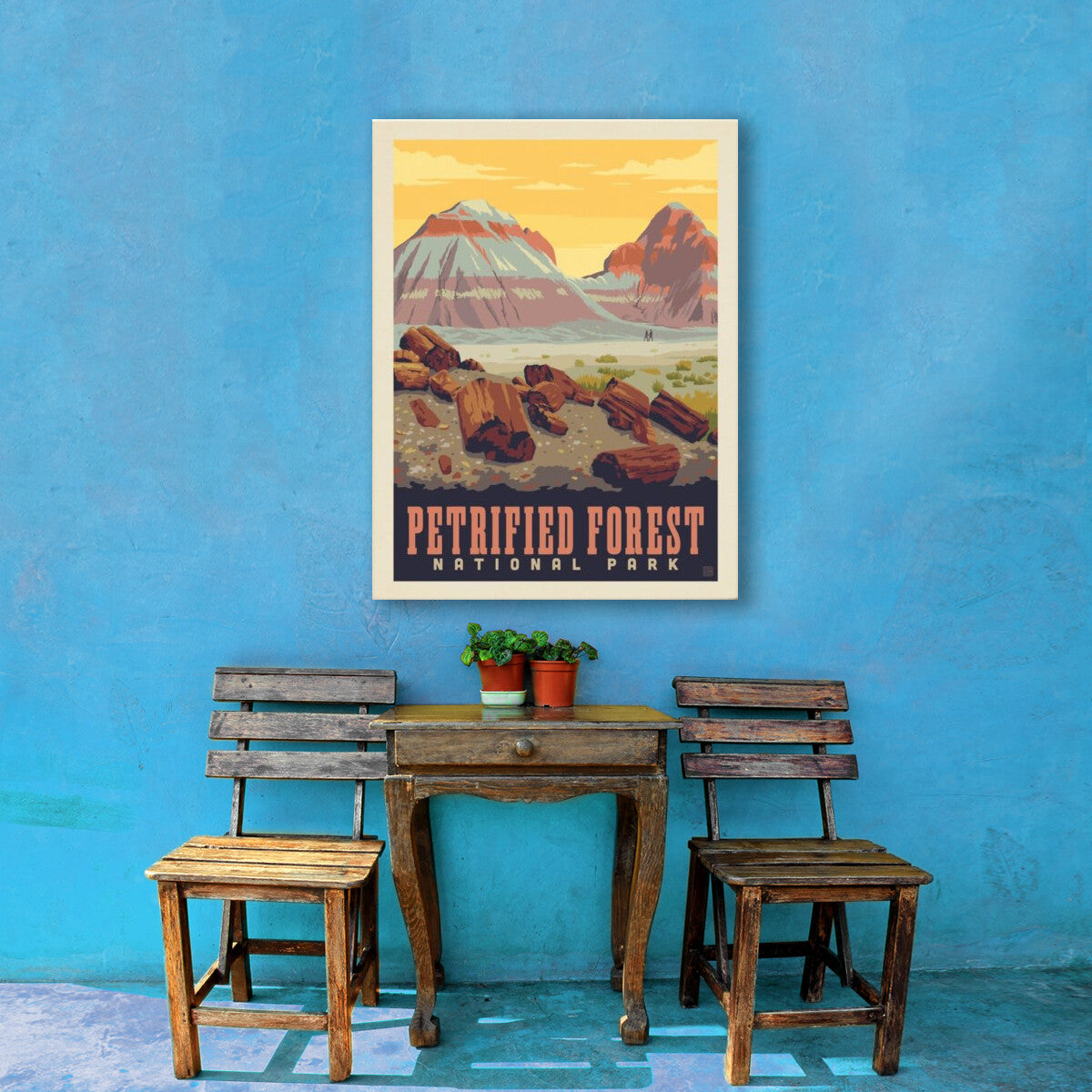 Petrified Forest National Park: Painted Hills | Canvas Wall Art