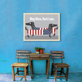 Wag More. Bark Less. - Canvas, Canvas / 24x32