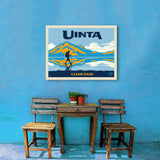 Salt Flat (Pub Poster) - Canvas, Canvas / 24x32