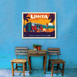 West Coast Surf Van (Pub Poster) - Canvas, Canvas / 24x32
