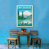 Mount Shasta, California - Canvas, Canvas / 24x32