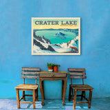 Crater Lake National Park: Winter Fox (Horizontal) - Canvas, Canvas / 24x32