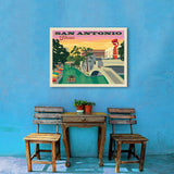 San Antonio, TX: River Walk (Horizontal) - Canvas, Canvas / 24x32