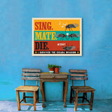 Cicada Invasion: Sing. Mate. Die. (Horizontal) - Canvas, Canvas / 24x32
