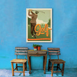 id-rather-be-playing-golf - Canvas / 24x32 / Env