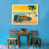 Woody On The Beach - Canvas, Canvas / 30x40