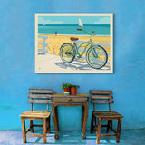 Beach Cruiser Bike - Canvas, Canvas / 30x40