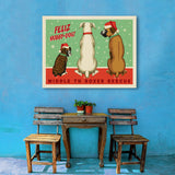 Middle Tennessee Boxer Rescue Fundraiser Print #5 (Feliz Nubby Dog) - Canvas, Canvas / 30x40