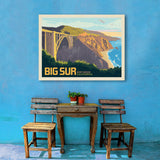 Big Sur, California: Bixby Bridge - Canvas, Canvas / 30x40