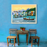 Flathead Lake, Montana (Horizontal) - Canvas, Canvas / 30x40