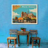 France: Paris, Notre Dame, Horizontal - Canvas, Canvas / 30x40