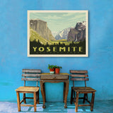 Yosemite National Park: Yosemite Valley (Horizontal) - Canvas, Canvas / 30x40