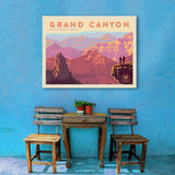 Grand Canyon National Park: 100th Anniversary (Horizontal) - Canvas, Canvas / 30x40