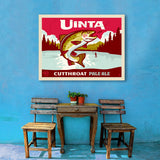 Cutthroat Trout (Pub Poster) - Canvas, Canvas / 30x40