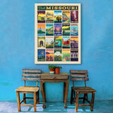 movisitmissourimulti-imageprint - Canvas / 30x40 / Env