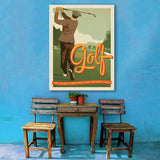 id-rather-be-playing-golf - Canvas / 30x40 / Env