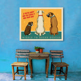 Middle Tennessee Boxer Rescue Fundraiser Print #4 (Nubs) - Canvas, Canvas / 30x40