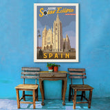...2026 Total Solar Eclipse: León, Spain - Canvas, Canvas / 30x40