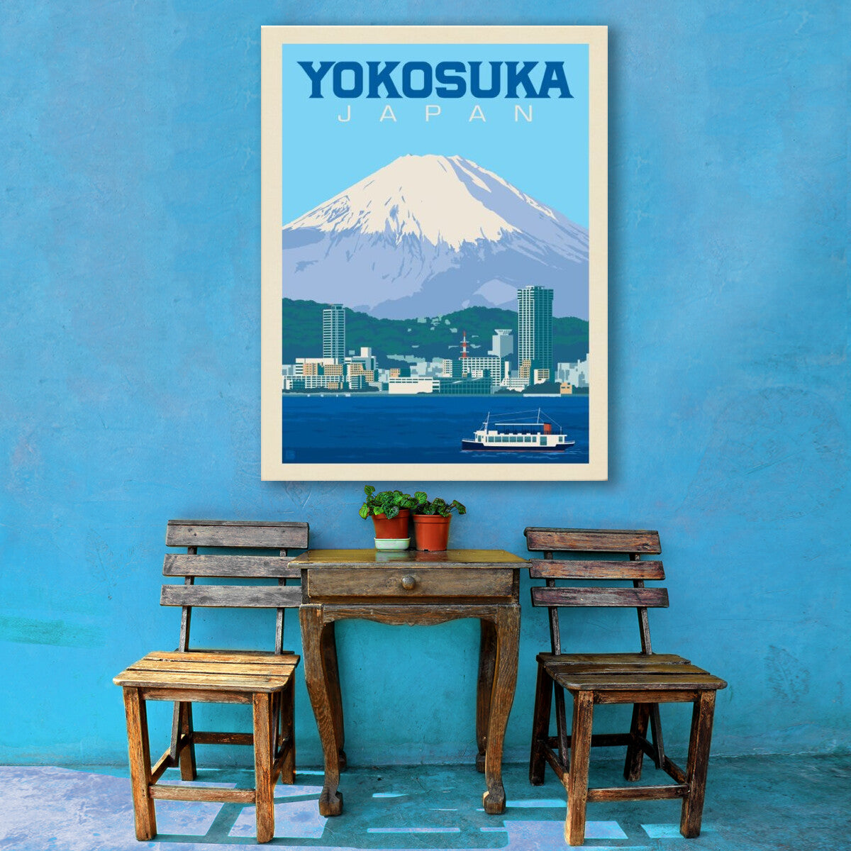 japan-yokosuka - Canvas / 30x40 / Env