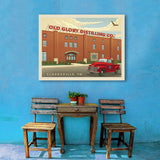 Old Glory: Distillery Building - Canvas, Canvas / 30x40