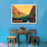 Zion National Park: 100th Anniversary (Horizontal) - Canvas, Canvas / 30x40
