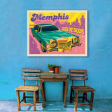 Memphis, TN: City Of Soul (Horizontal) - Canvas, Canvas / 30x40