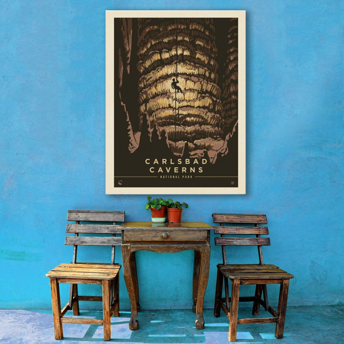 carlsbad-caverns-national-park-into-the-depths - Canvas / 30x40 / Env
