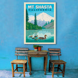 Mount Shasta, California - Canvas, Canvas / 30x40