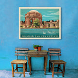 San Francisco: Palace of Fine Arts - Canvas, Canvas / 30x40