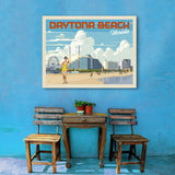 Daytona Beach, Florida - Canvas, Canvas / 30x40