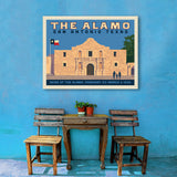 San Antonio, TX: The Alamo (Horizontal) - Canvas, Canvas / 30x40