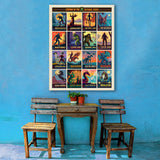 Legends Of The National Parks: 16-Image Print - Canvas, Canvas / 30x40